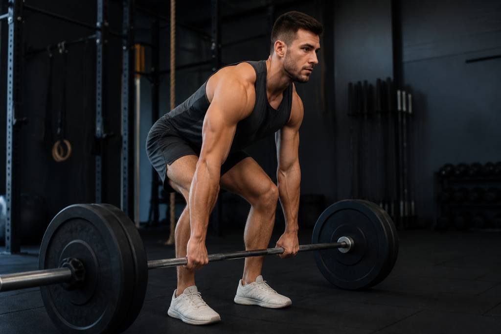 Exercice avec poid pour développer sa force et sa masse musculaire